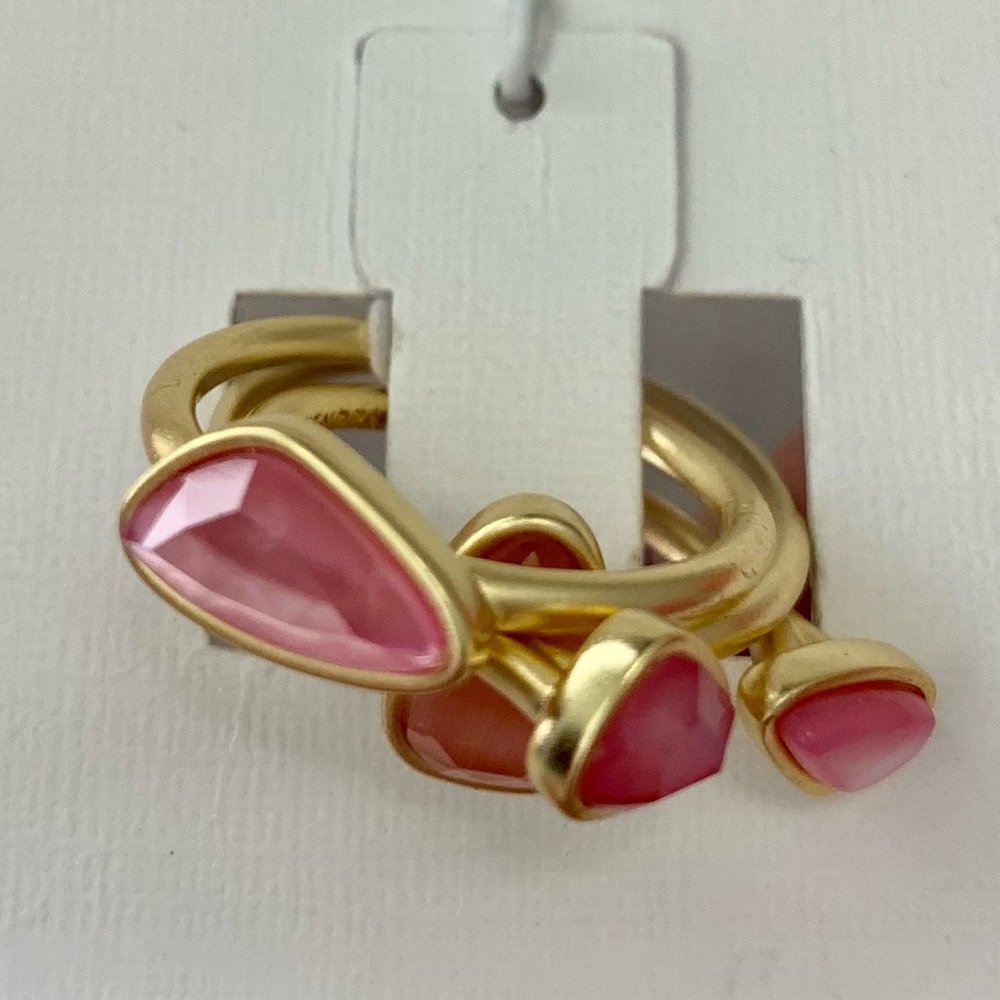 KENDRA SCOTT Ivy Ring Set pink - Picture 8 of 11